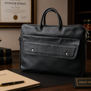 Deri Evrak Çantası – El Yapımı Avukat & Laptop Çantası | CGN LEATHER